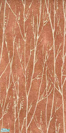 Sims 2 — Belize Walls - Orange Pink by Elena. — 