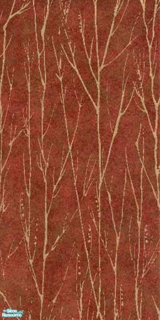 Sims 2 — Belize Walls - Burnt red by Elena. — 