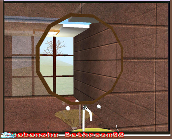 Sims 2 — Huabanzhu Bathroom02 - Mirrror by huabanzhu — 