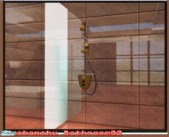 Sims 2 — Huabanzhu Bathroom02 - shower by huabanzhu — 