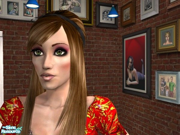 Sims 2 — Smudge Eyeshadow - Magenta by Magical Metamorphosis — Please do not re-upload.