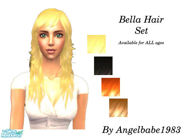 Sims 2 — Bella Hair Set by Angelbabe1983 — Once again this hair set is based on one of Raonjena\'s wonderful meshes.