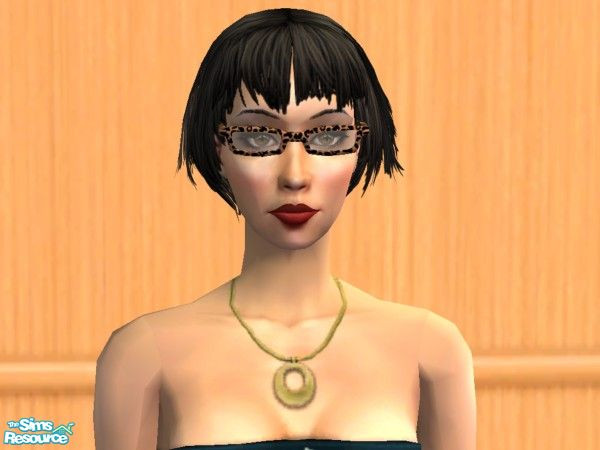 Sims 2 — Basic Eyeglasses - Animal Print by Magical Metamorphosis — Please do not re-upload.