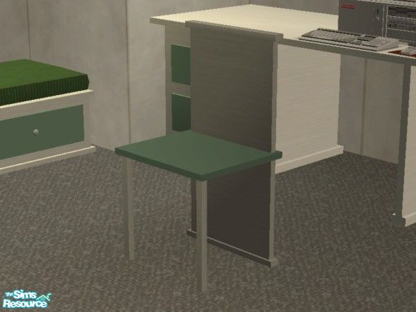 Sims 2 — Platform Bedroom (Light Wood) - Chair by EarthGoddess54 — Part of the Platform Bedroom in Light Wood set. This