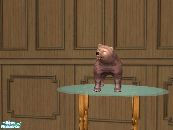 Sims 2 — Bruno The BrownBear -small by MysticVelvet — This is the Mesh, you will require this mesh for any recolors.