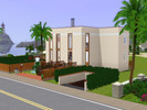 Sims 3 — Cream House by TaxiRide2 — This cream coloured house is a small and classy place to live. From a prominent