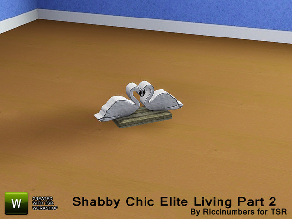 Sims 3 — Shabby Chic Elite Living Two Love Birds by TheNumbersWoman — For the discerning Sim that chooses to recycle in