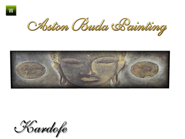 Sims 3 — kar_Aston Buda Painting by kardofe — BudaPainting Por kardofe para los sims 3