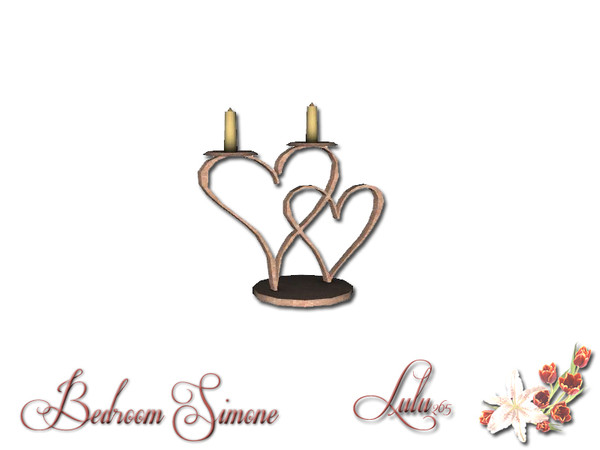 Sims 3 — Bedroom Simone Candle Holder by Lulu265 — Part of the Simone Bedroom Set Fully CAStable Please do not copy or