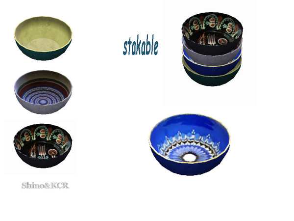 Sims 3 — Sunshine Kitchen - Bowl Large by ShinoKCR — 