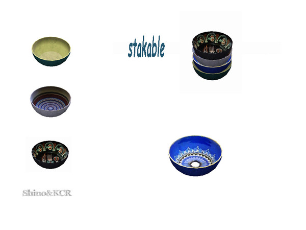 Sims 3 — Sunshine Kitchen - Bowl Small by ShinoKCR — 