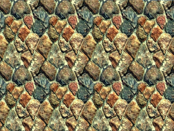 Sims 2 — Stone Wall Set 2 - 2F by zaligelover2 — Another rock wall.