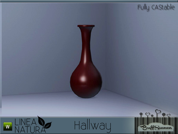 Sims 3 — Linea Natura Hallway Floorvase by BuffSumm — Part of the *Linea Natura Series - Hallway* ***TSRAA***