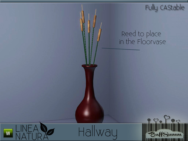 Sims 3 — Linea Natura Hallway Reed by BuffSumm — Part of the *Linea Natura Series - Hallway* ***TSRAA***