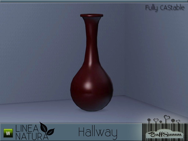 Sims 3 — Linea Natura Hallway Vase large by BuffSumm — Part of the *Linea Natura Series - Hallway* ***TSRAA***