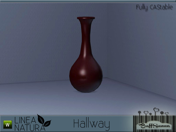 Sims 3 — Linea Natura Hallway Vase small by BuffSumm — Part of the *Linea Natura Series - Hallway* ***TSRAA***