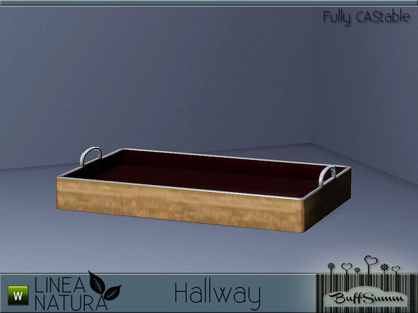 Sims 3 — Linea Natura Hallway Tray by BuffSumm — Part of the *Linea Natura Series - Hallway* ***TSRAA***