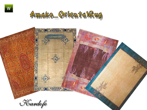 Sims 3 — kar_Amako_OrientalRug by kardofe — Oriental Rugl by kardofe