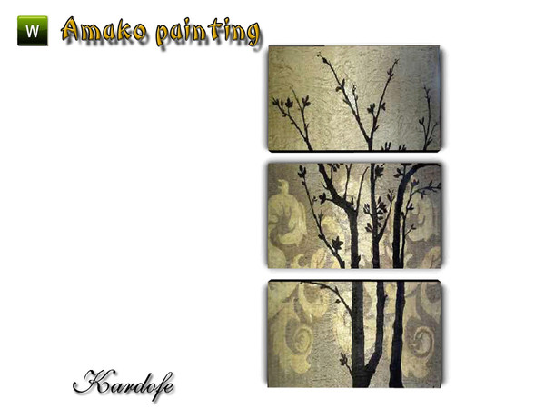Sims 3 — kar_Amako_Painting by kardofe — Painting by kardofe