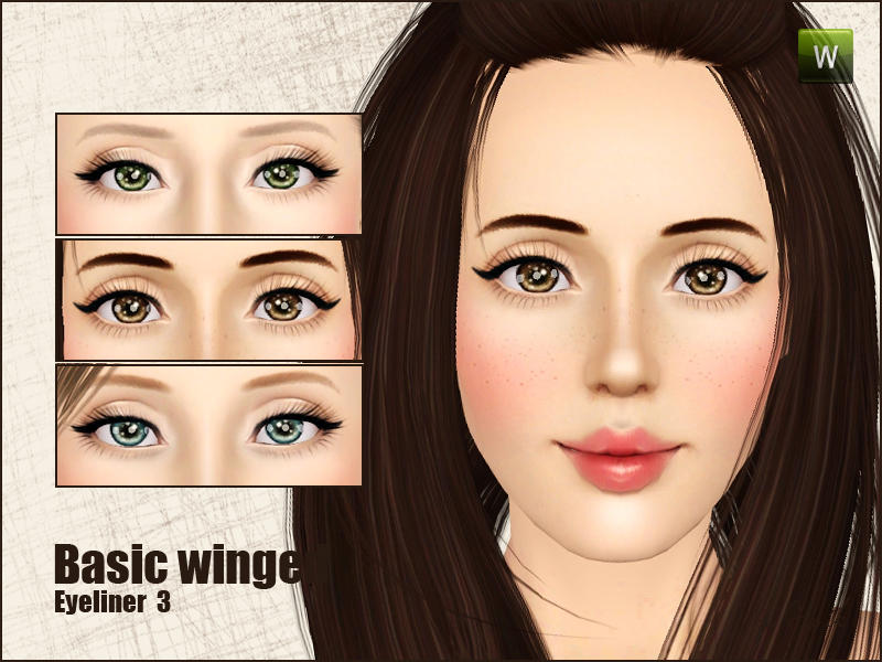 gosik basic winged eyeliner