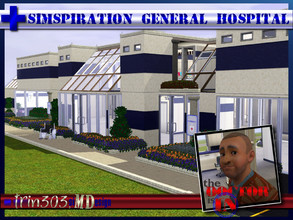 Sims 3 — Simspiration General Hospital by trin3032 — The doctor is IN! A hospital for the deluxe medical experience, by