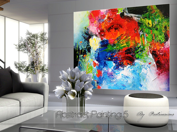 Sims 3 — Abstract Painting 5 by Pralinesims — By Pralinesims - Artist:Gerard Stricher 