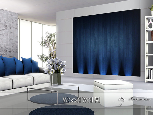 Sims 3 — Wood Wall XI by Pralinesims — By Pralinesims