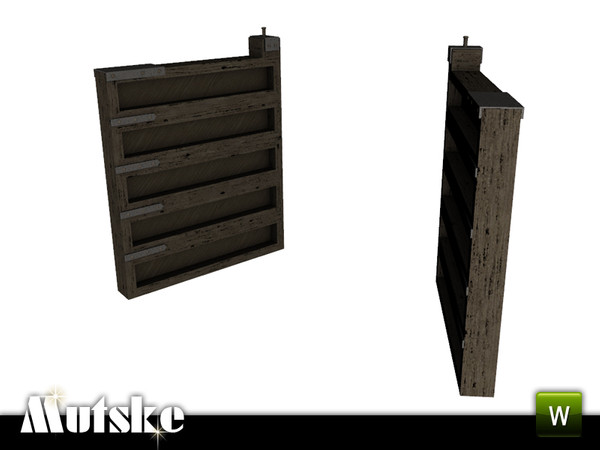 Sims 3 — Dutch Sluice Doors Open by Mutske — Dutch open sluice doors, just to create a dutch look. 4 recolorable parts.