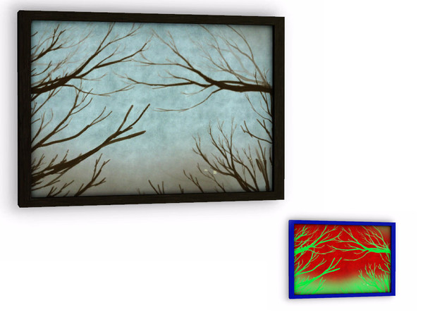 Sims 3 — Ezra Wall Painting by sim_man123 — A simple, stylish painting to decorate your sims modern spaces. Made by