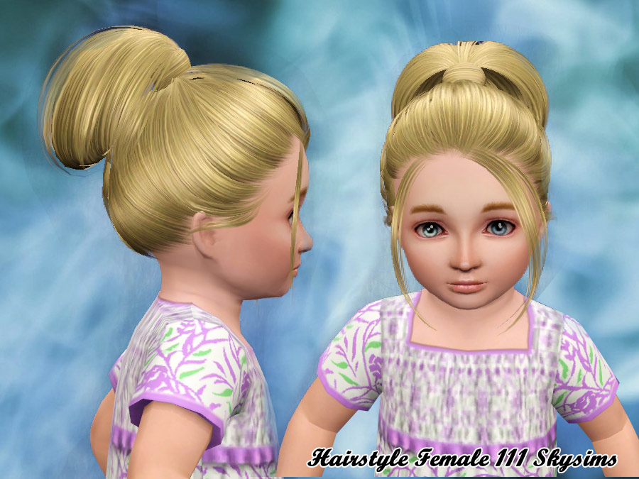 The Sims Resource Skysims Hair Toddler 111