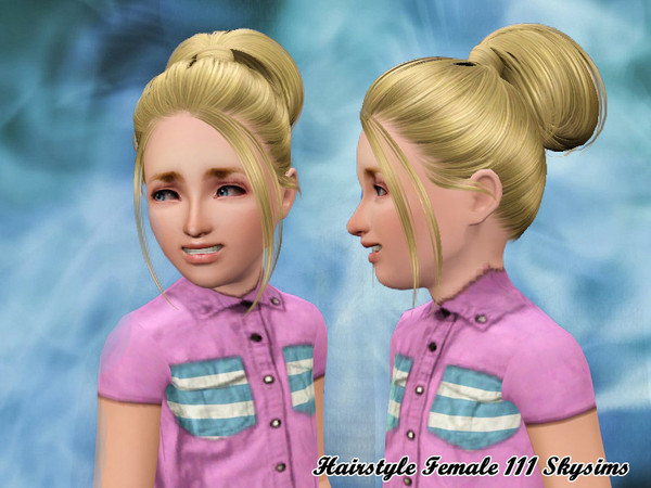 Sims 3 — Skysims Hair Child 111 by Skysims — Female hairstyle for children.