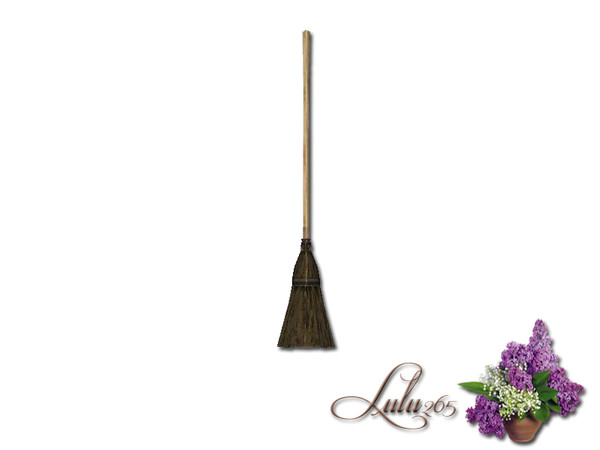 Sims 3 — Summer Garden Decor Broom by Lulu265 — Part of the Summer garden Set. CAStable Please do not clone, copy or re