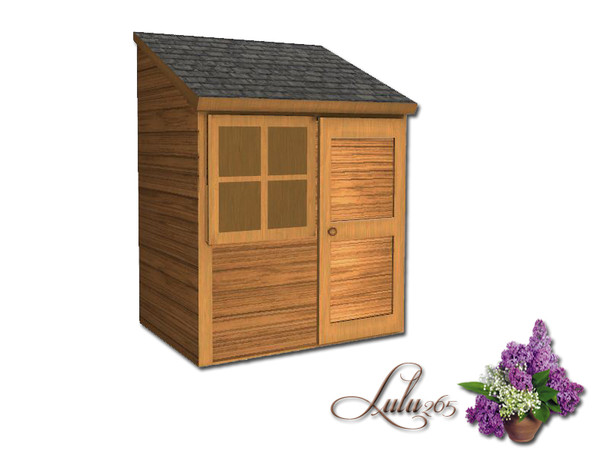 Sims 3 — Summer Garden Decor Shed by Lulu265 — Part of the Summer garden Set. CAStable Please do not clone, copy or re