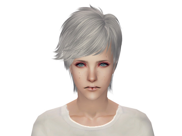Sims 2 — Skysims Hair 108 White by Skysims — 