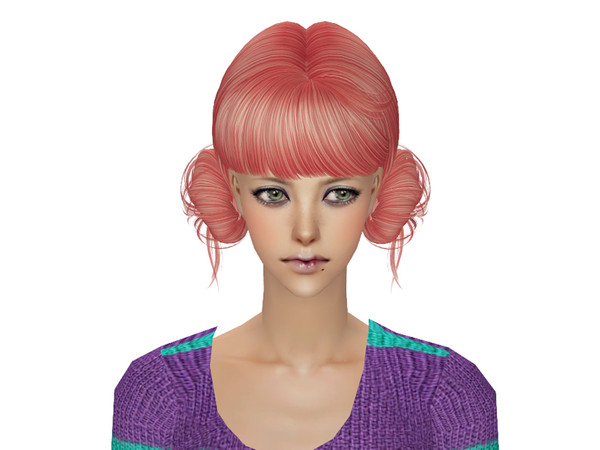 Sims 2 — Skysims Hair 109 Pink by Skysims — 