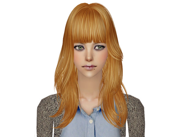 Sims 2 — Skysims Hair 110 White  Gold2 by Skysims — 