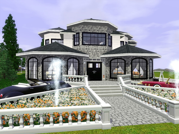 Sims 3 — Villa Monika by gox352 — Large traditional family Villa with 3 bedrooms, 2 bathrooms, large living and dining