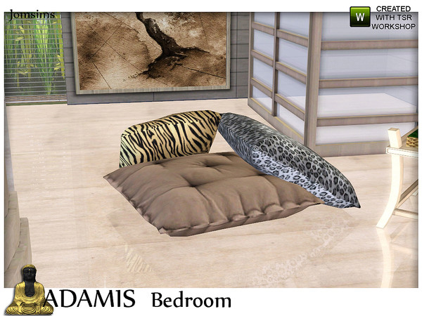 Sims 3 — adamis floor deco cushions by jomsims — adamis floor deco cushions