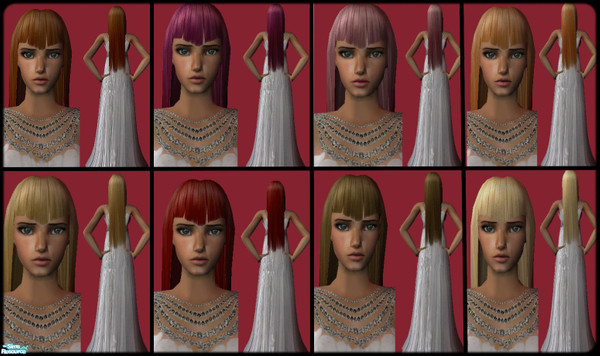 Sims 2 — hair set 3 by milla184 — you can find the mesh at www.lyran.net/genetics/female hair/page 3