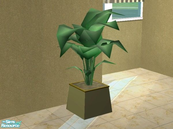 Sims 2 — Gissel Dining - Plant by EarthGoddess54 — This is the mesh, you will need this file for future recolors. :) Part