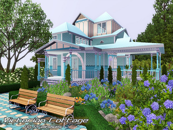 Sims 3 — Victorian Cottage by Pralinesims — EP's required: World Adventures Ambitions Late Night Generations Pets