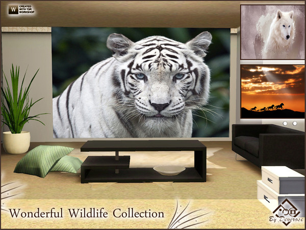Sims 3 — Wonderful Wildlife Collection by Devirose — Adorn your home with these beautiful posters of beautiful