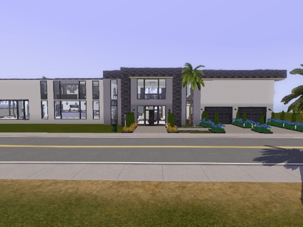 Sims 3 — Mansion Gray by Danielminetto2 — This house is for the sims who likes living a famous life style, a modern house