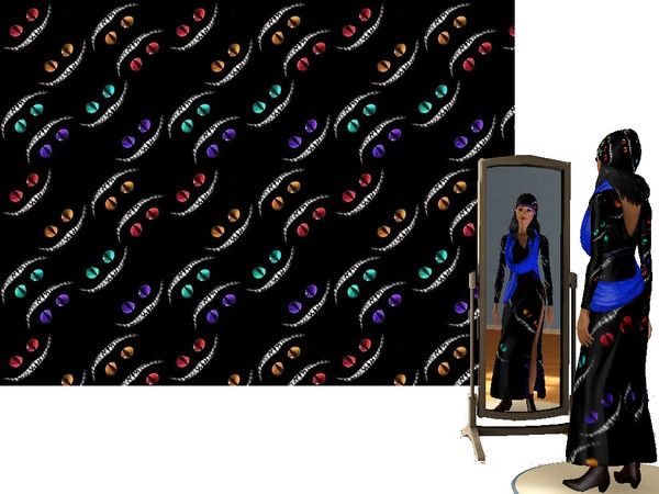 Sims 3 — Cheshire Cats by Lorah — A set of five bold patterns, perfect for your flamboyant Sim. Dare to wear or decorate