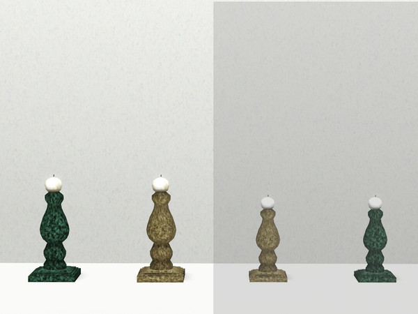 Sims 3 — Cornerstone Candle Decor by Rennara — Decor - Decorator candle= Cornerstone