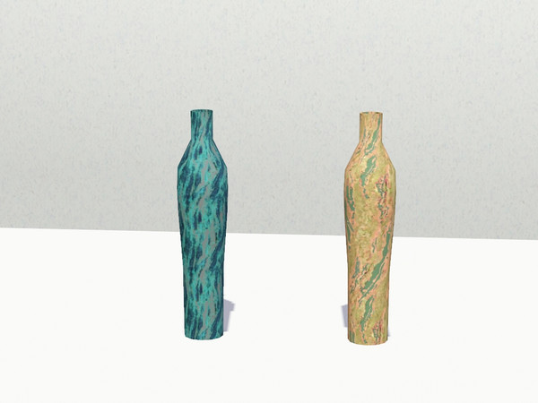 Sims 3 — Cornerstone Tall Vase by Rennara — Decor tall vase Cornerstone Slot in top for plant placement