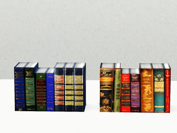Sims 3 — Cornerstone Book by Rennara — Decor books Decor -2 sets
