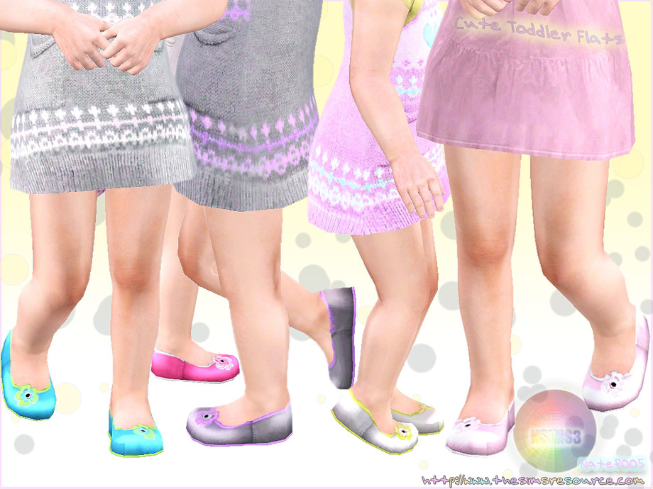 The Sims - Summer Flat Shoes for Cuties
