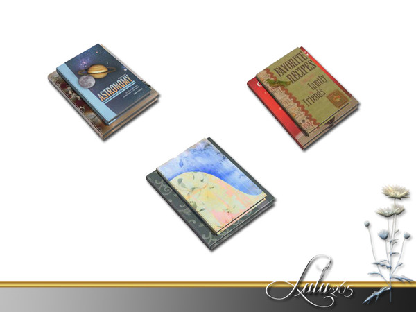 Sims 3 — Parker Home Office Books by Lulu265 — Part of the Parker Home Office Set 3 variations Please do not clone, copy