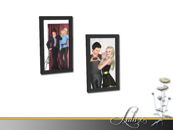 Sims 3 — Parker Home Office Desk Picture Small by Lulu265 — Part of the Parker Home Office Set CAStable. 2 variations